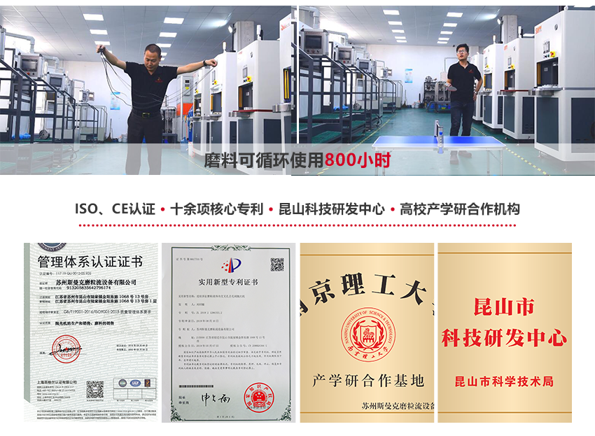 斯曼克<a href='http://m.xingqiuwz.cn' target='_blank'><u>微孔拋光機(jī)</u></a>，使用微孔拋光專用流體磨料，通過柔性物理研磨，快速達(dá)到微孔拋光或毛刺清理的目的。 斯曼克<a href='http://m.xingqiuwz.cn' target='_blank'><u>微孔拋光機(jī)</u></a>可實(shí)時(shí)在線控制流量，在PLC顯示屏上，同時(shí)顯示既定流量目標(biāo)與實(shí)時(shí)流量目標(biāo)值，實(shí)時(shí)流量達(dá)到既定目標(biāo)后，設(shè)備即刻停止拋光，流量可穩(wěn)定控制在千分比范圍。 安/全/環(huán)/保：磨料符合環(huán)保標(biāo)準(zhǔn)：無高熱，無粉塵，無溶液，低分貝