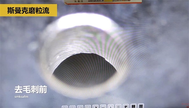鋁合金<a href='http://m.xingqiuwz.cn' target='_blank'><u>交叉孔去毛刺</u></a>，<a href='http://m.xingqiuwz.cn' target='_blank'><u>流體拋光機</u></a>約20秒一個